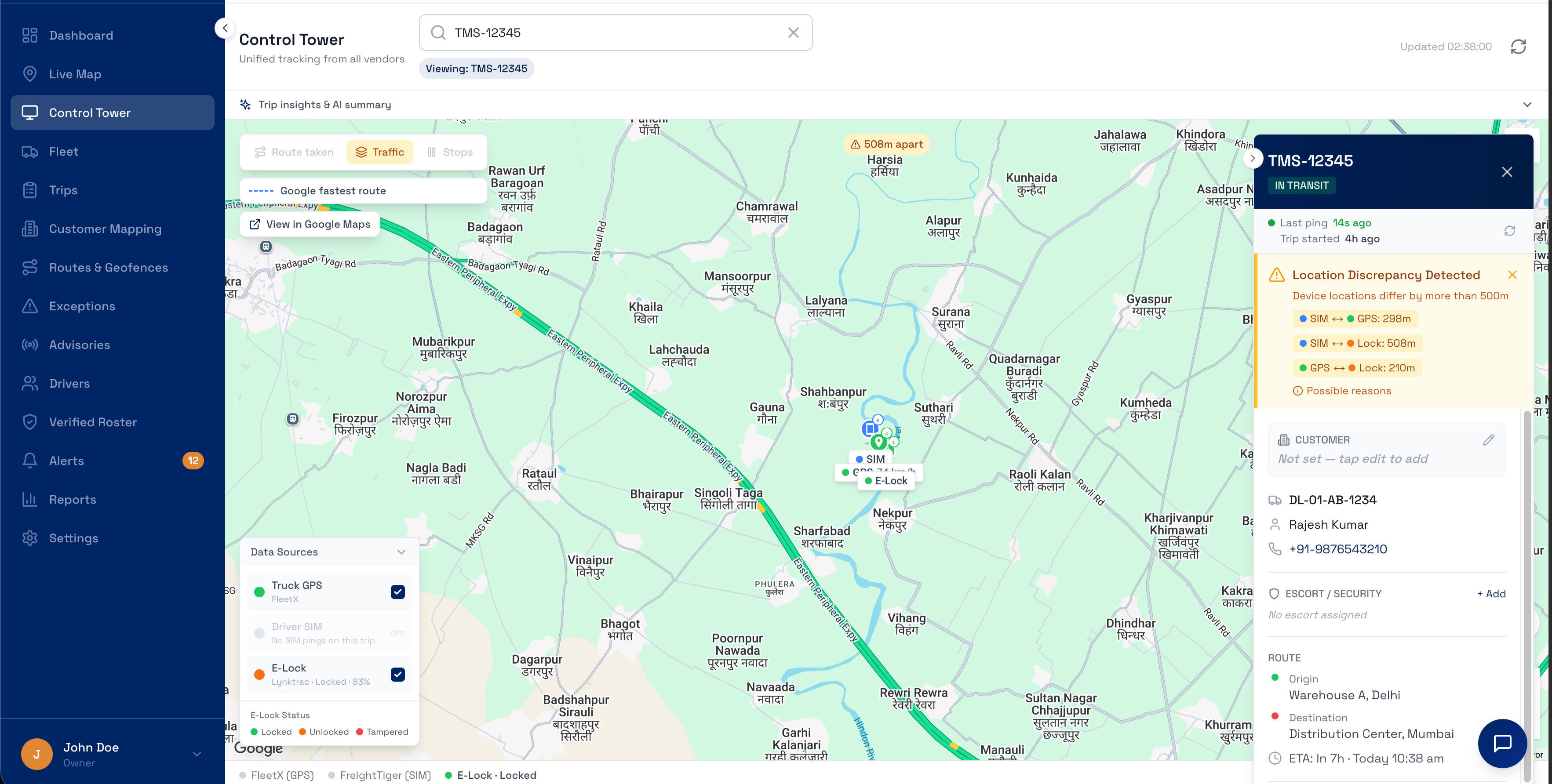 Transport Management Platform - AI-powered solution by 360Labs