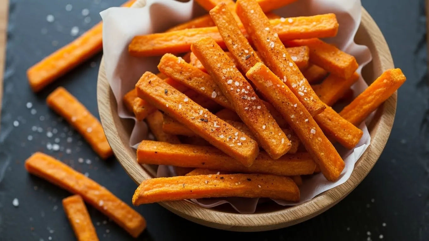 Air Fry Sweet Potato Fries Fresh Homemade Crunch