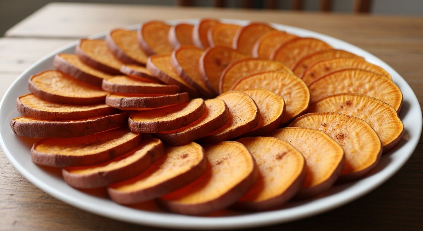 baked sliced sweet potatoes