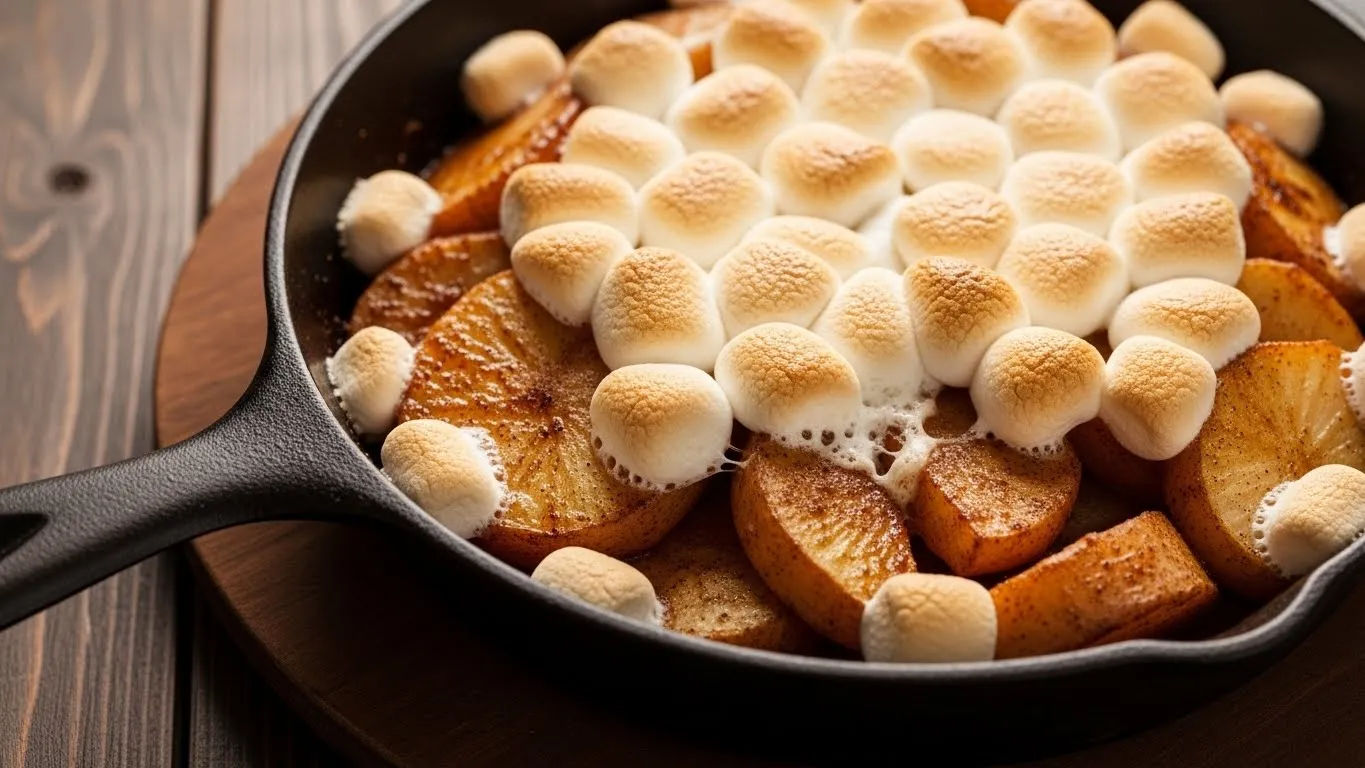 Baked Yams with Marshmallows Gooey Delight