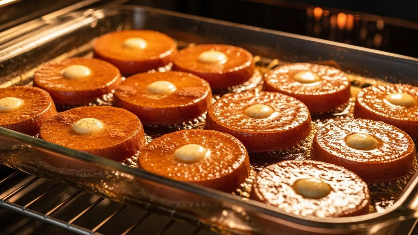 candied sweet potatoes in oven