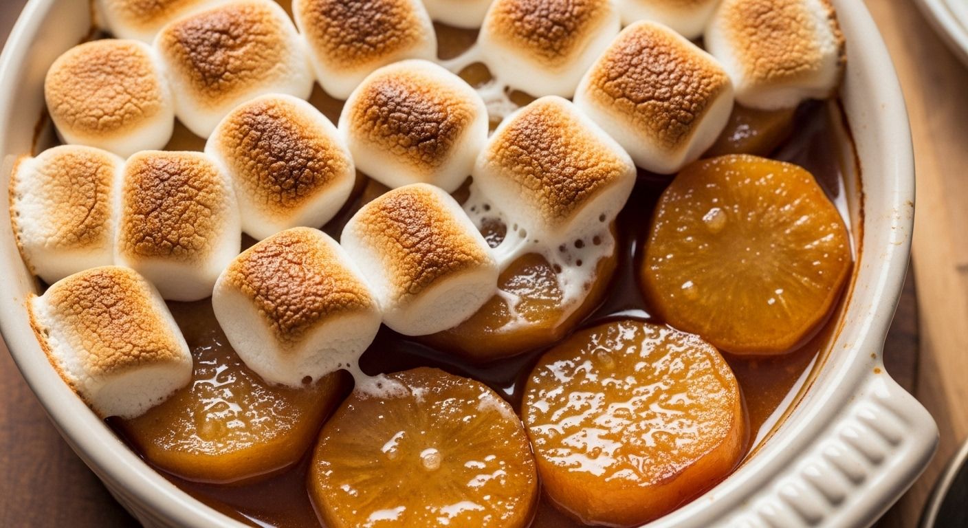 Canned Yams with Marshmallows Sweet Treat