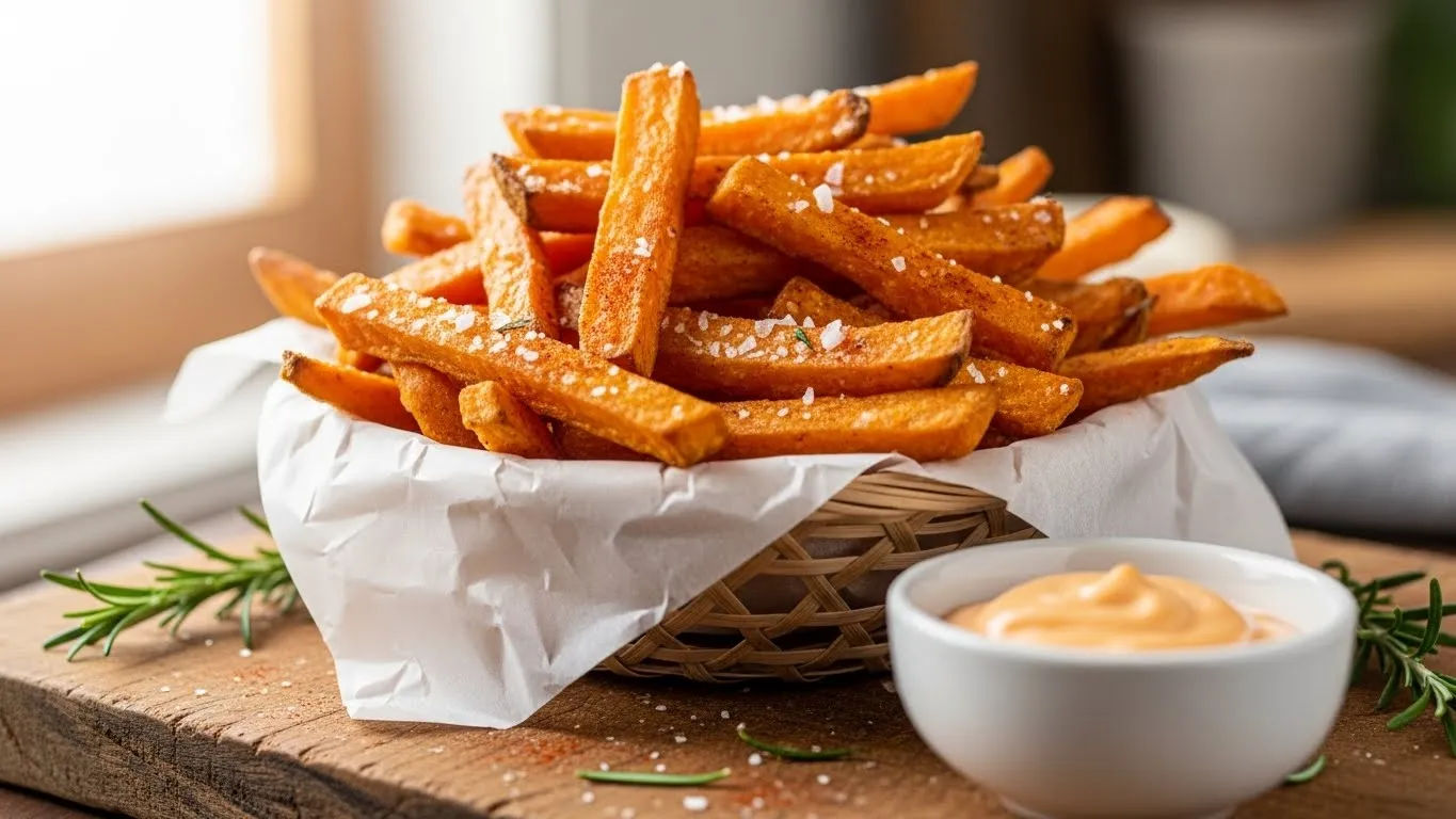 homemade sweet potato fries air fryer