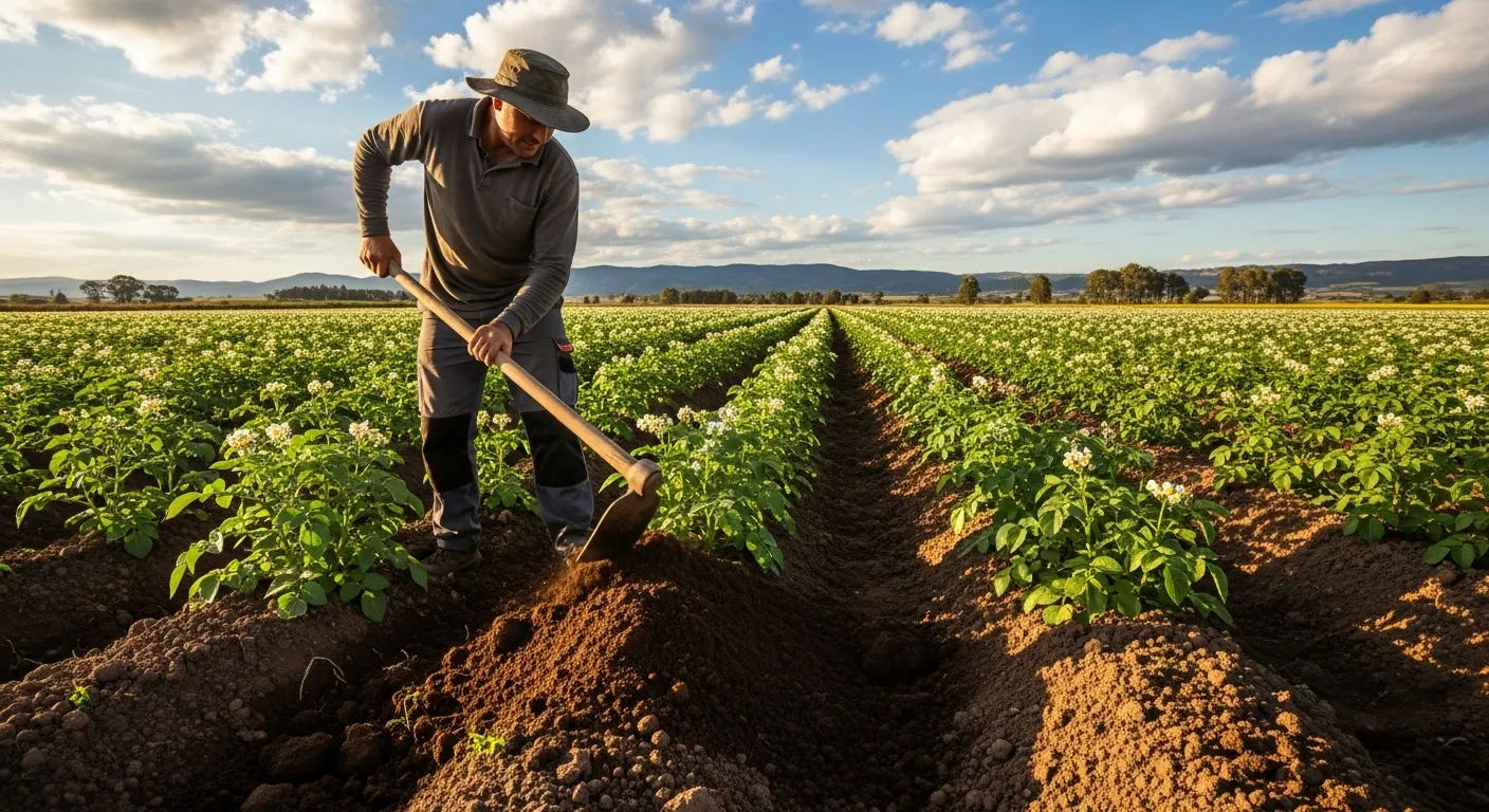 how do you hill potatoes