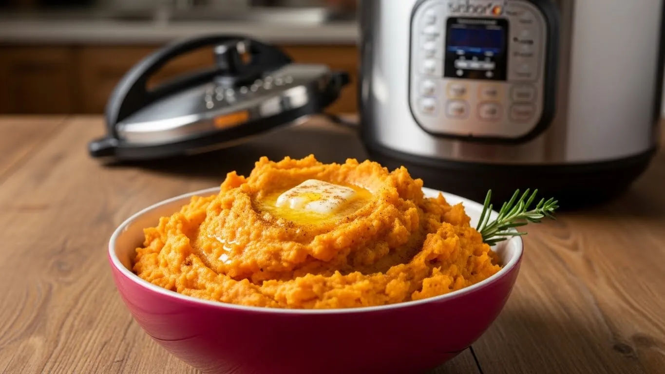 instant pot sweet potatoes mashed