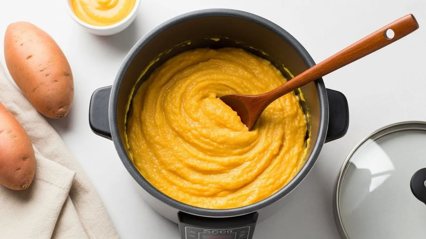 Instant Pot Sweet Potatoes Mashed Creamy Result