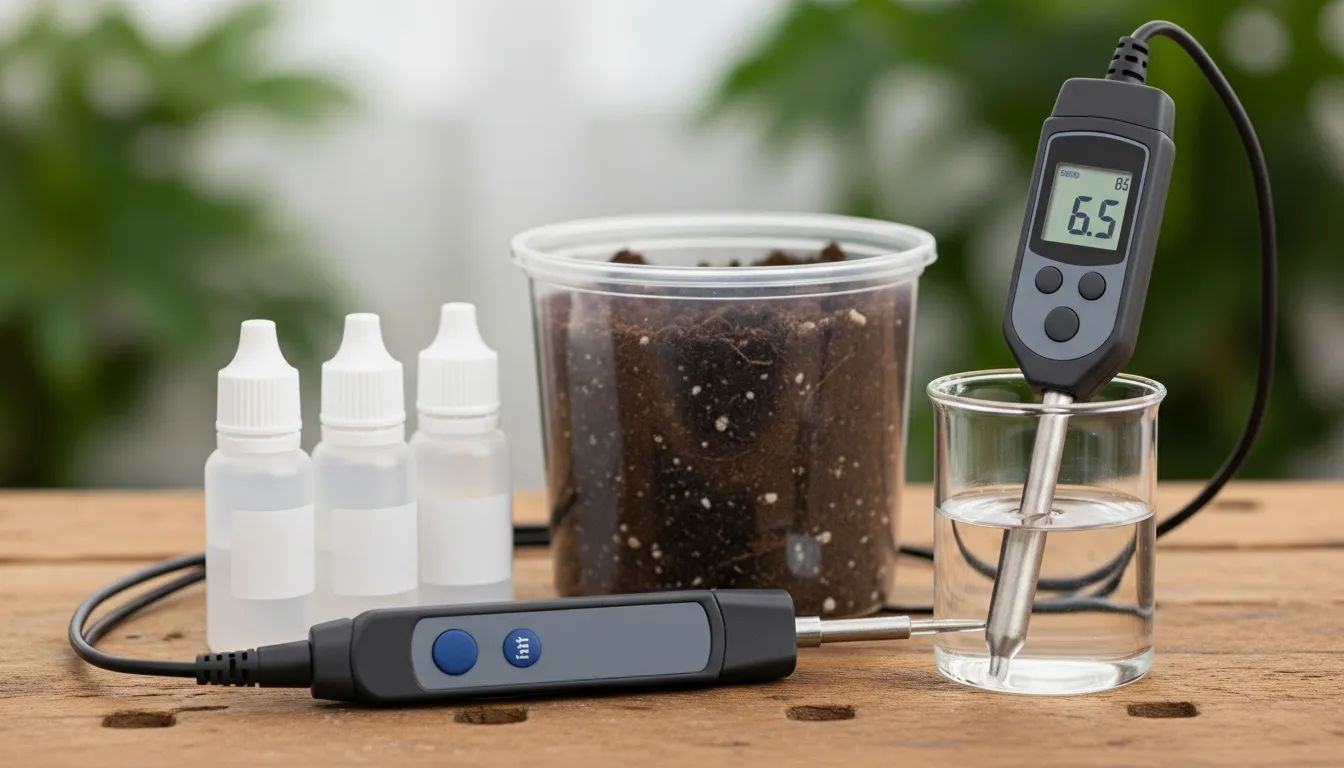 ph tester for soil and water