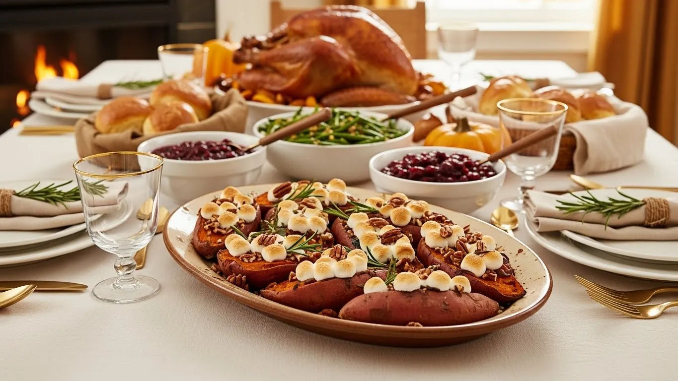 roasted sweet potatoes thanksgiving