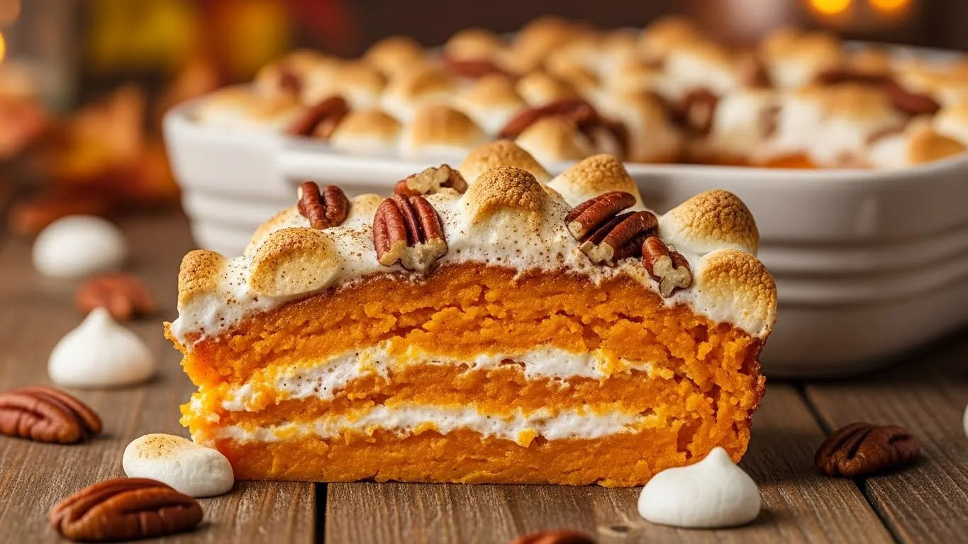 sliced sweet potato casserole