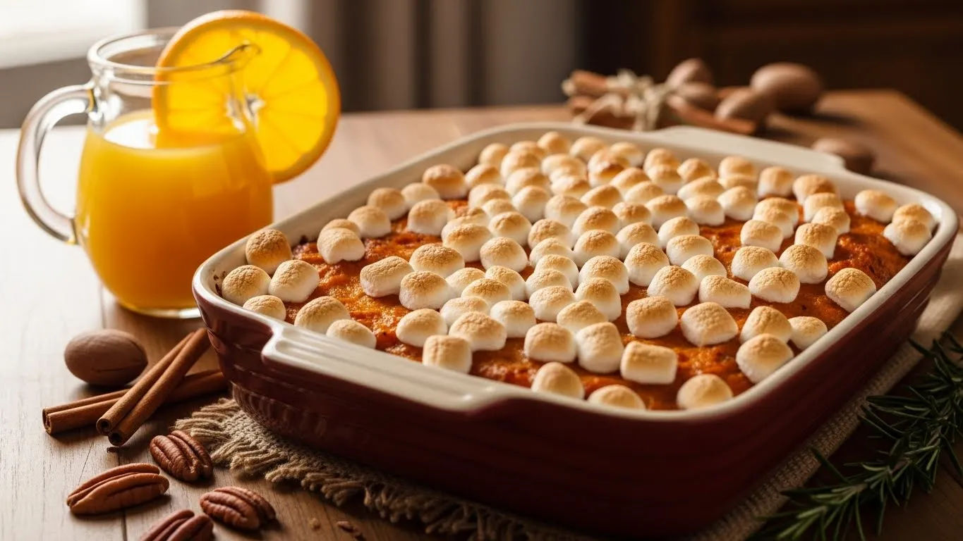 sweet potato casserole with orange juice