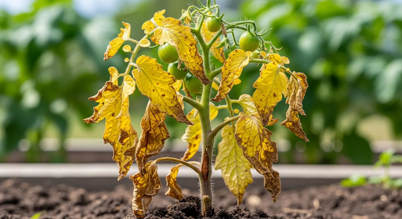 tomato plant fusarium wilt
