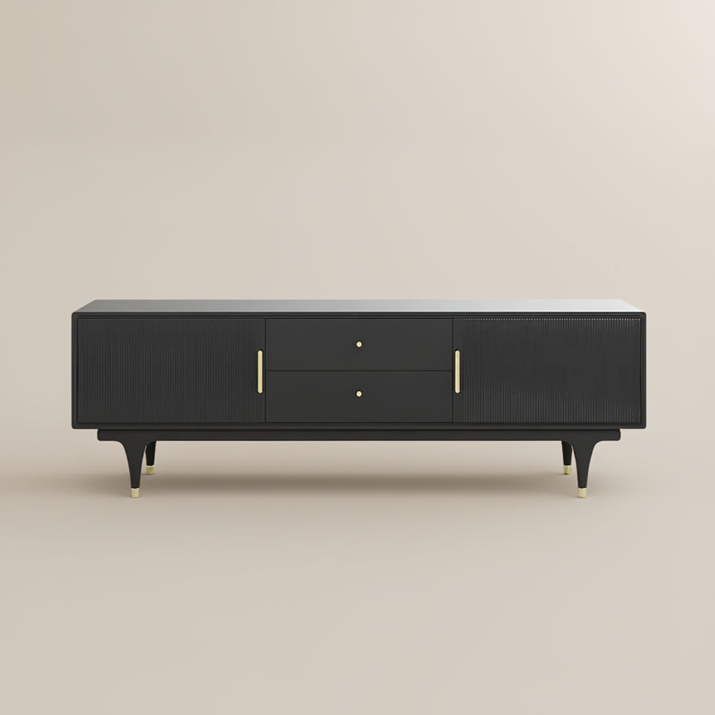 Black MDF TV Stands