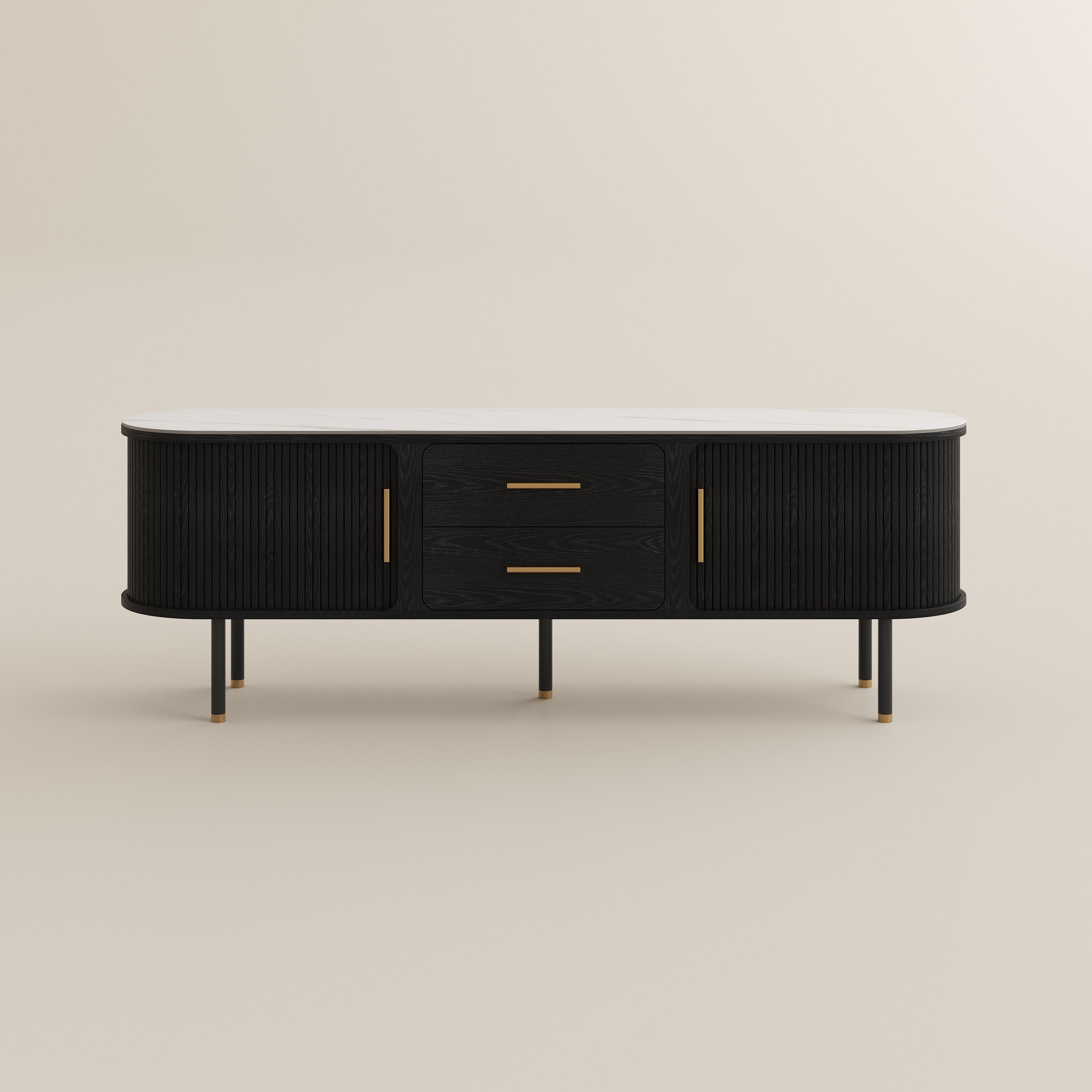 Black Plywood TV Stands