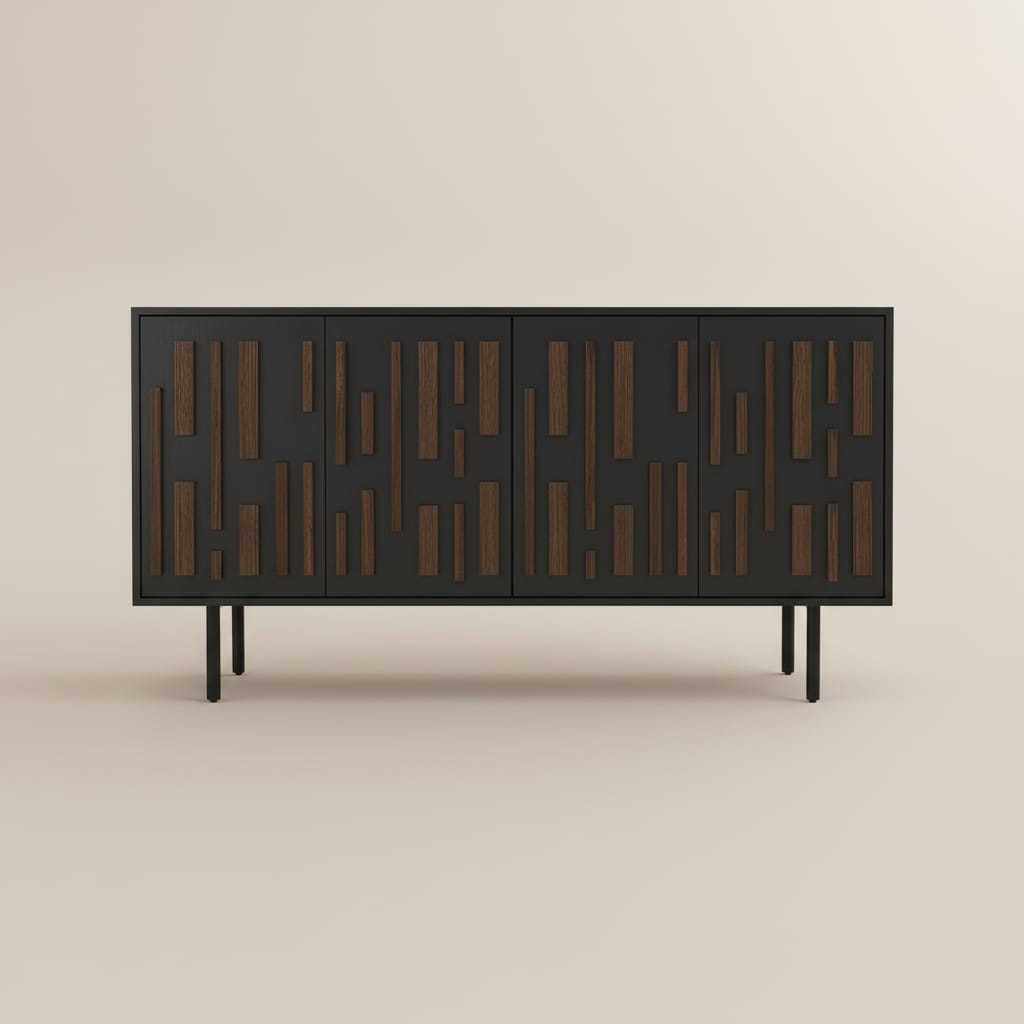 Mid Century Modern Smoky MDF TV Stands