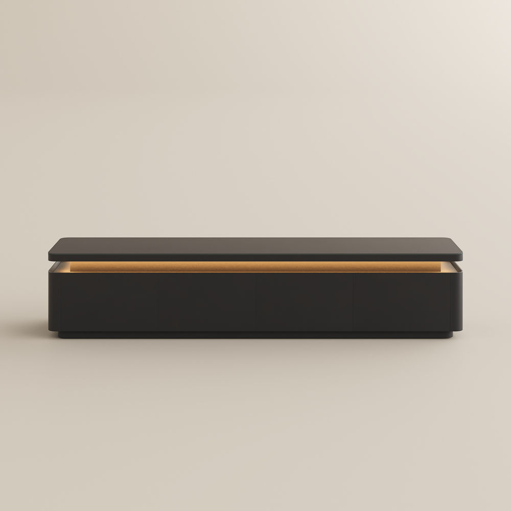 Aether Black MDF TV Stands