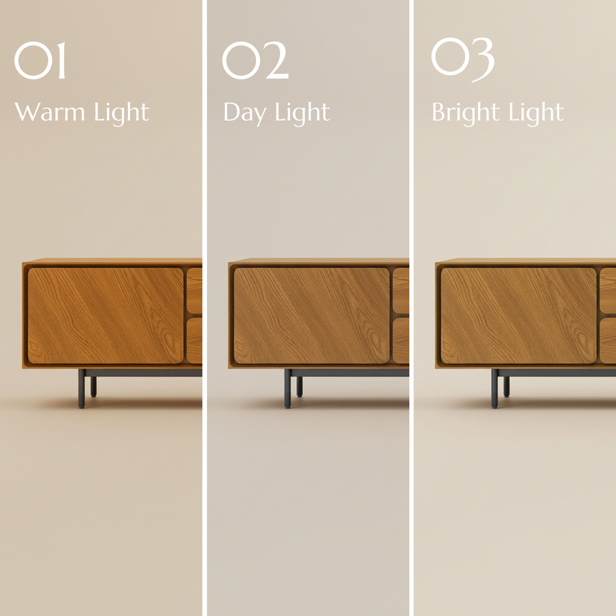 Wood Walnut Color MDF TV Stands