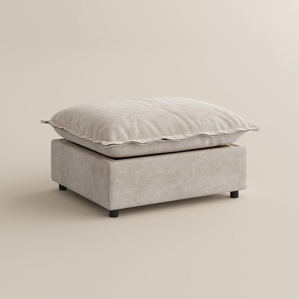 Ergopals Beige Pet-Friendly Fabric Modular Sofas