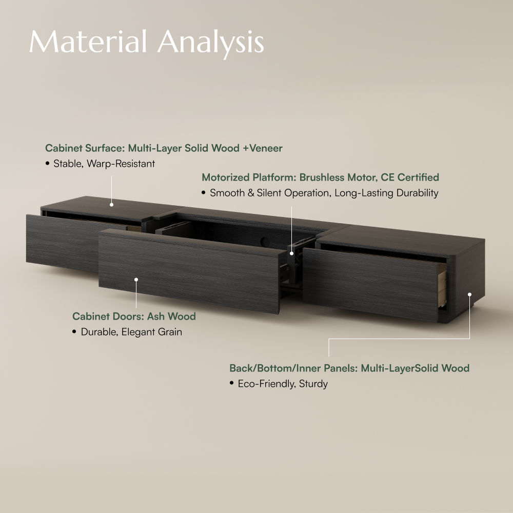 Gaming Room Black MDF Electric TV Stands