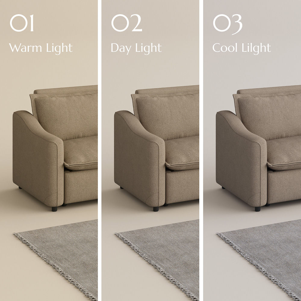 Apartment Khaki Linen Smart Furniture