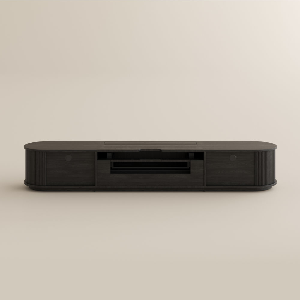 With Storage Black Electric TV Stands