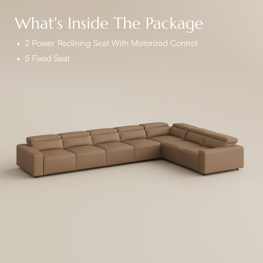 Power Reclining sofas Khaki Eco-friendly Microfiber Leather Modular Sofas