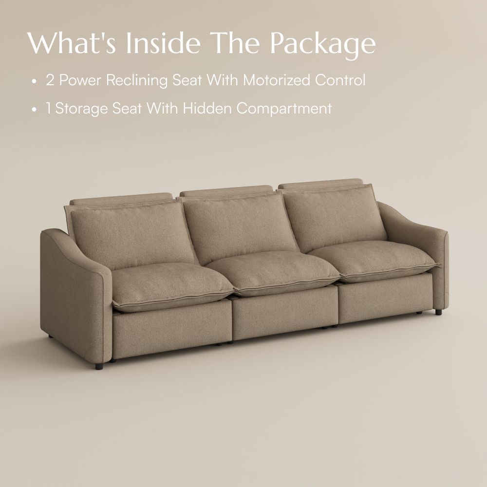 Casual Khaki Linen Smart Furniture