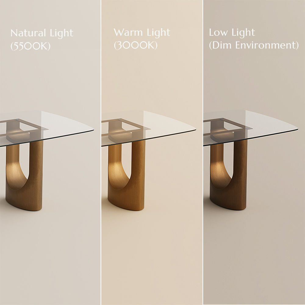 for 6 Clear Glass Dining Tables