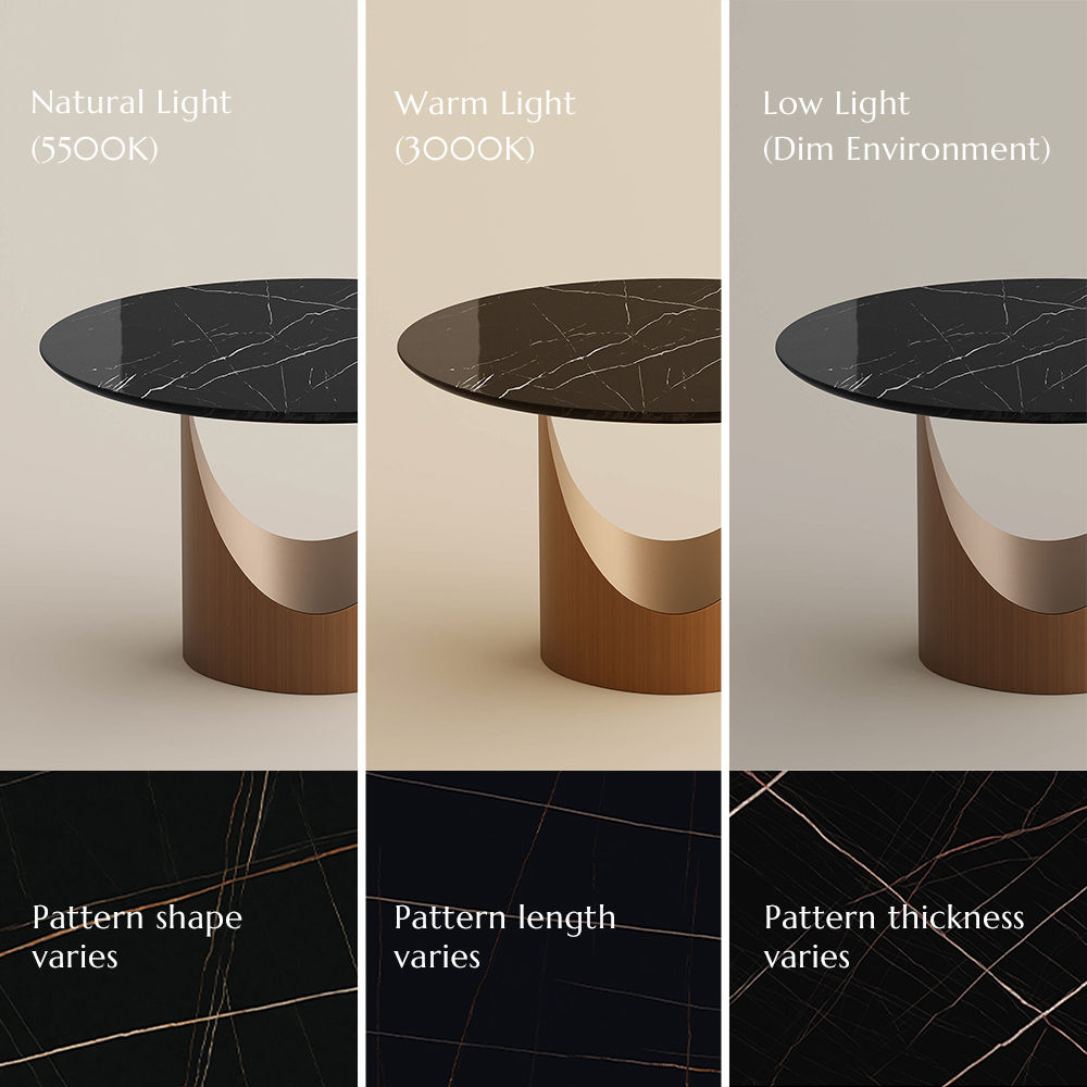 Marble Black Natural Marble Dining Tables