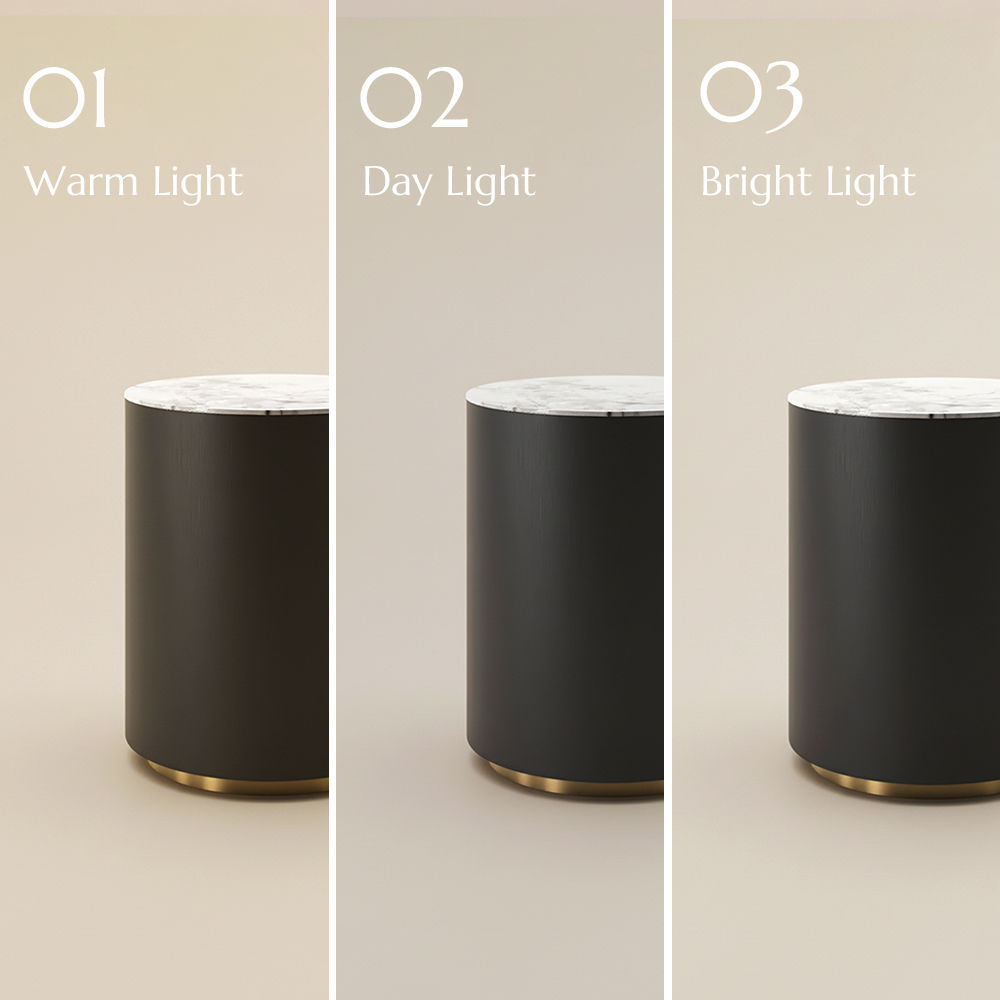 Black Black MDF End & Side Tables