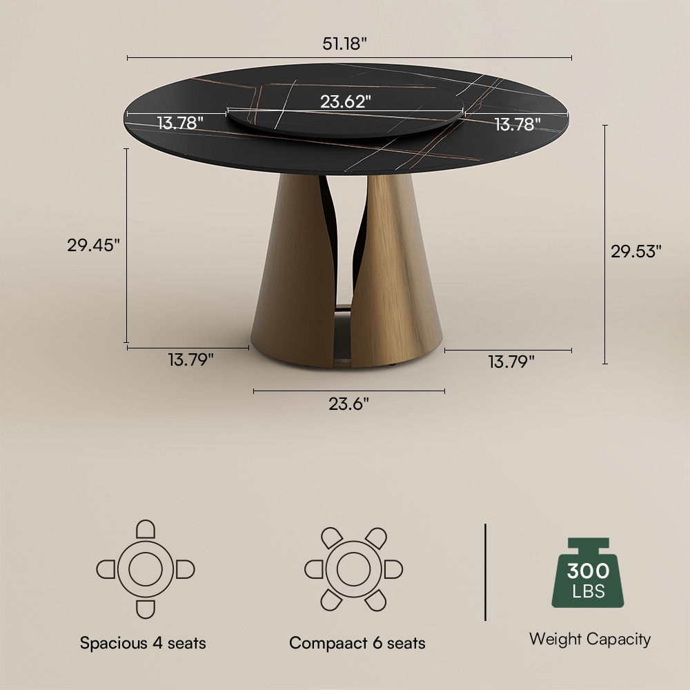 Vera White Matte Sintered Stone Dining Tables