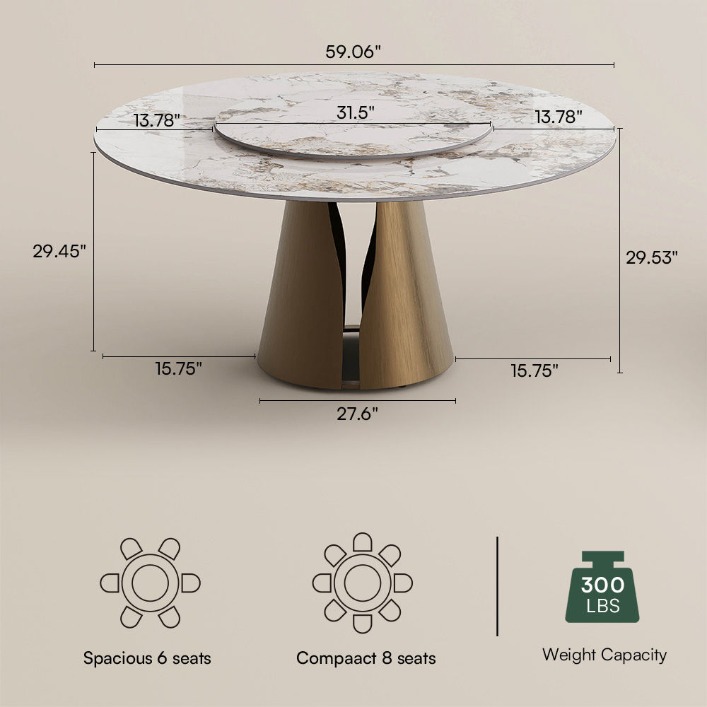 Black Black Glossy Sintered Stone Dining Tables