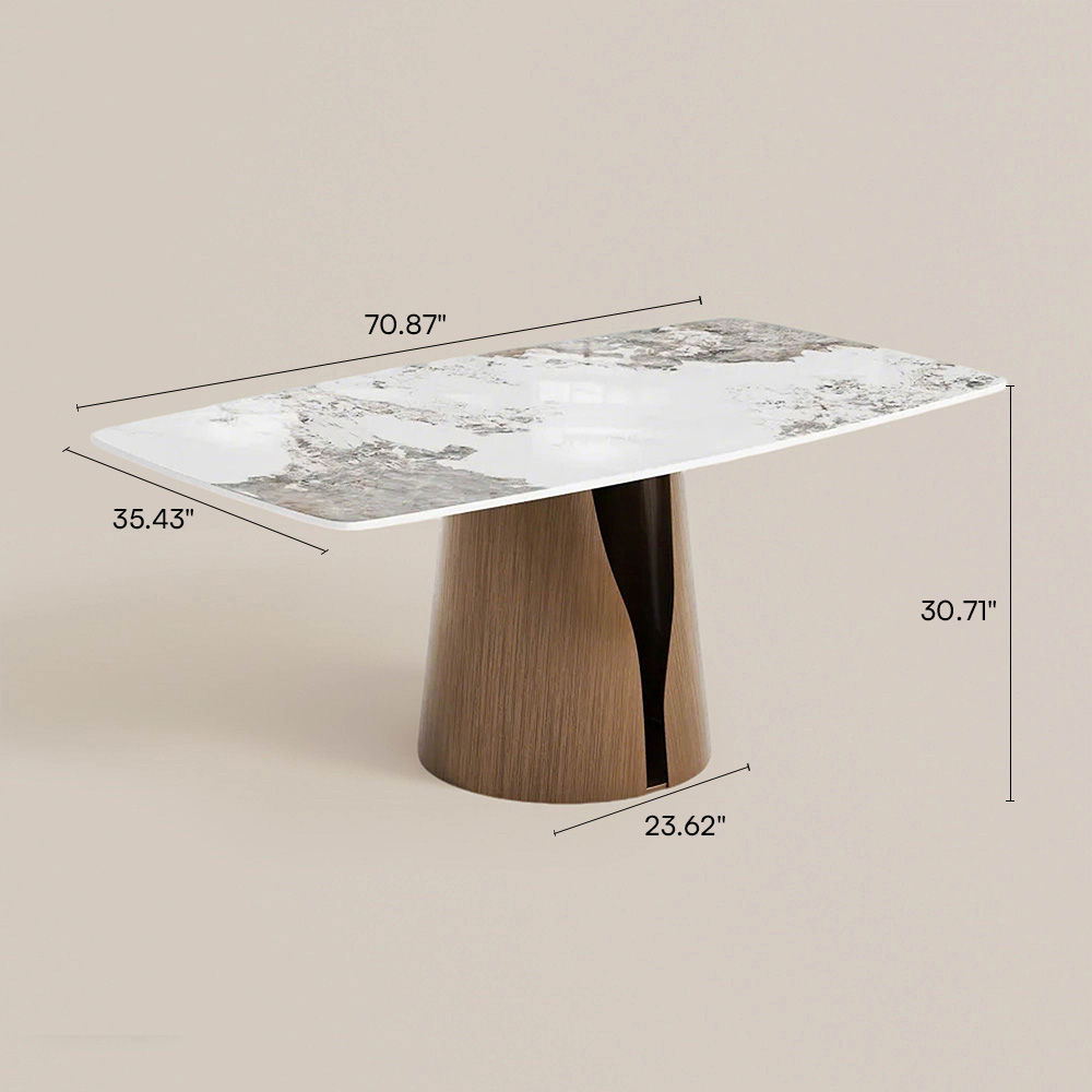 Metal Base Pandora Sintered Stone Dining Tables