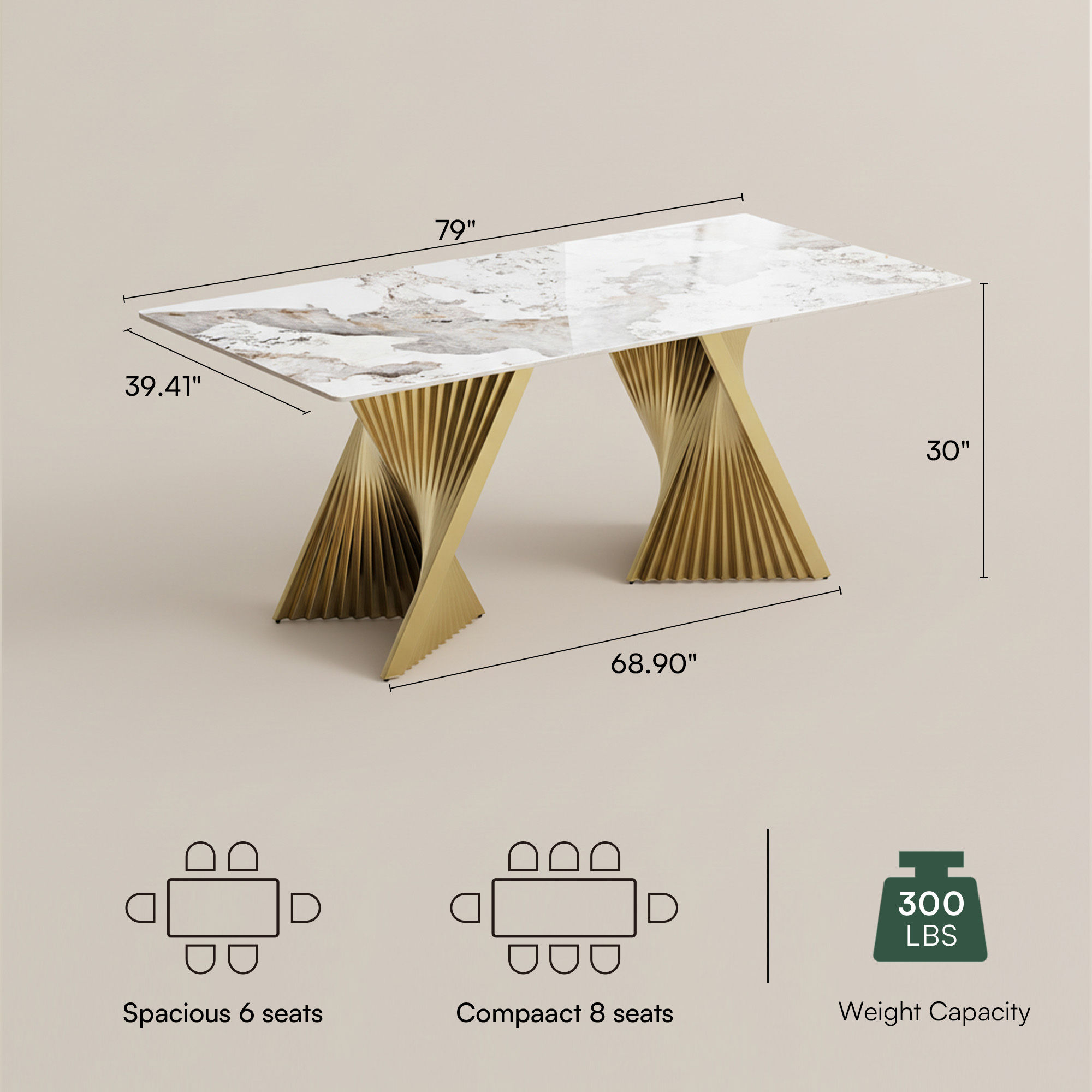 Glass Tempered Glass Dining Tables
