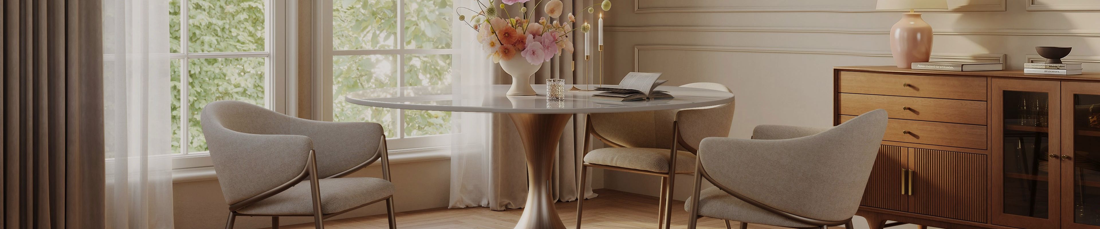 Mid Century Modern Dining Table Collection