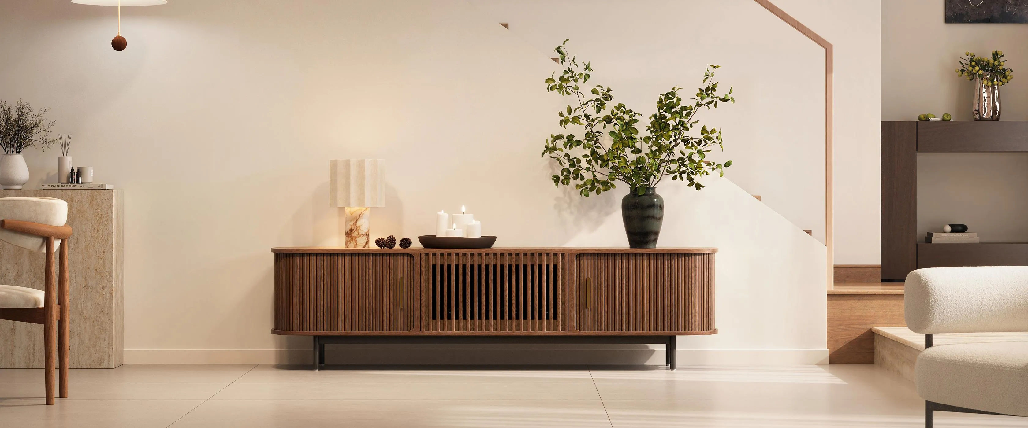 Eos Series Media Console for Modern Living Room