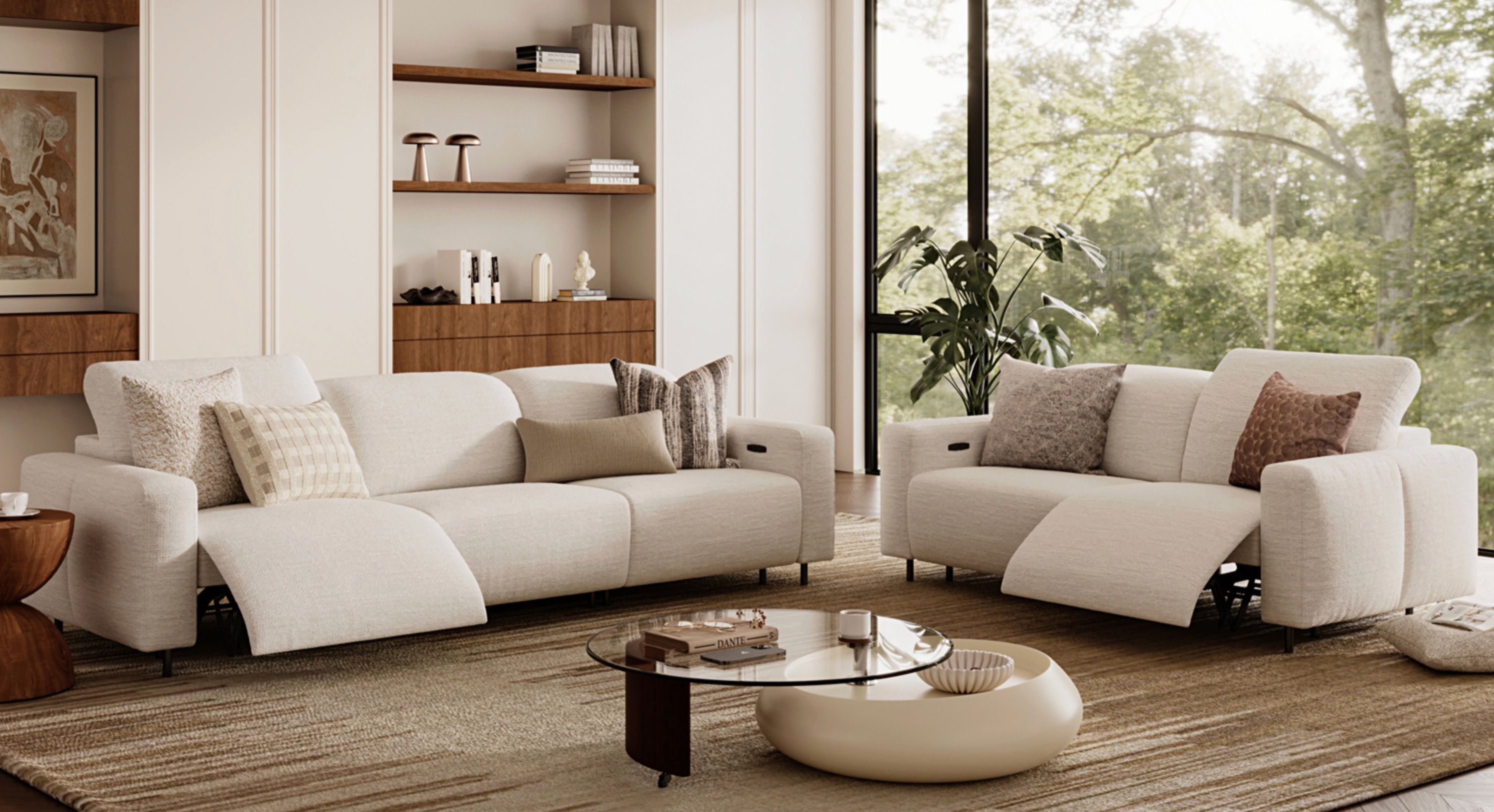 Cream Sofas for Bright Neutral Living Rooms