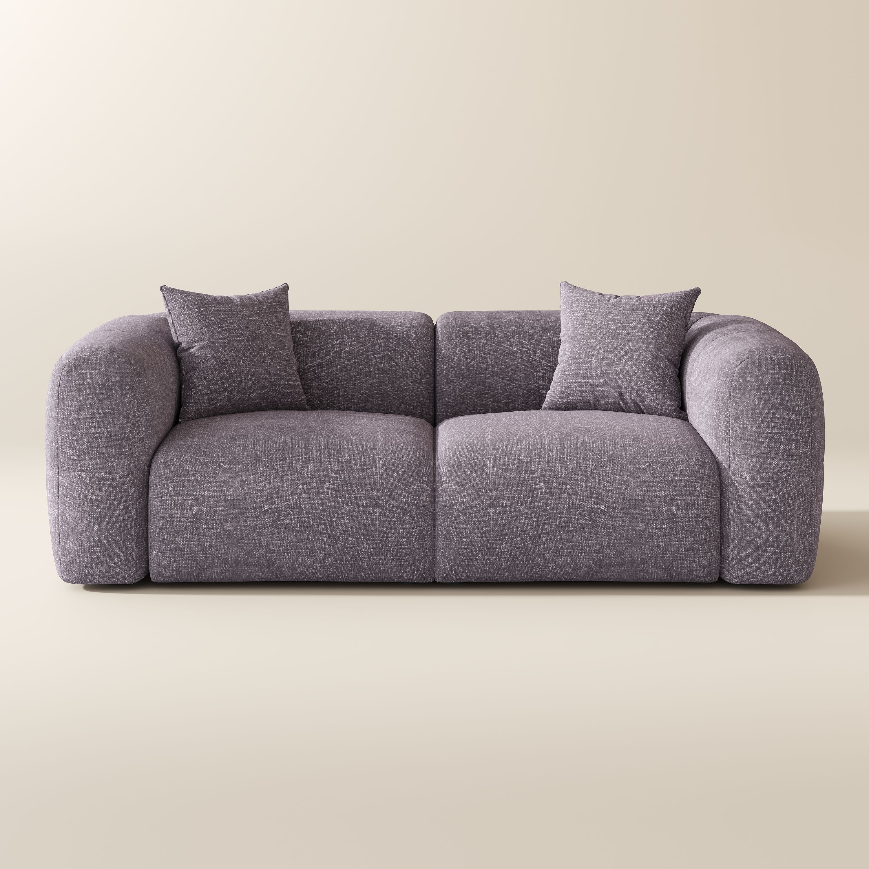 3 Seaters Brown Chenille Sofas & Loveseats