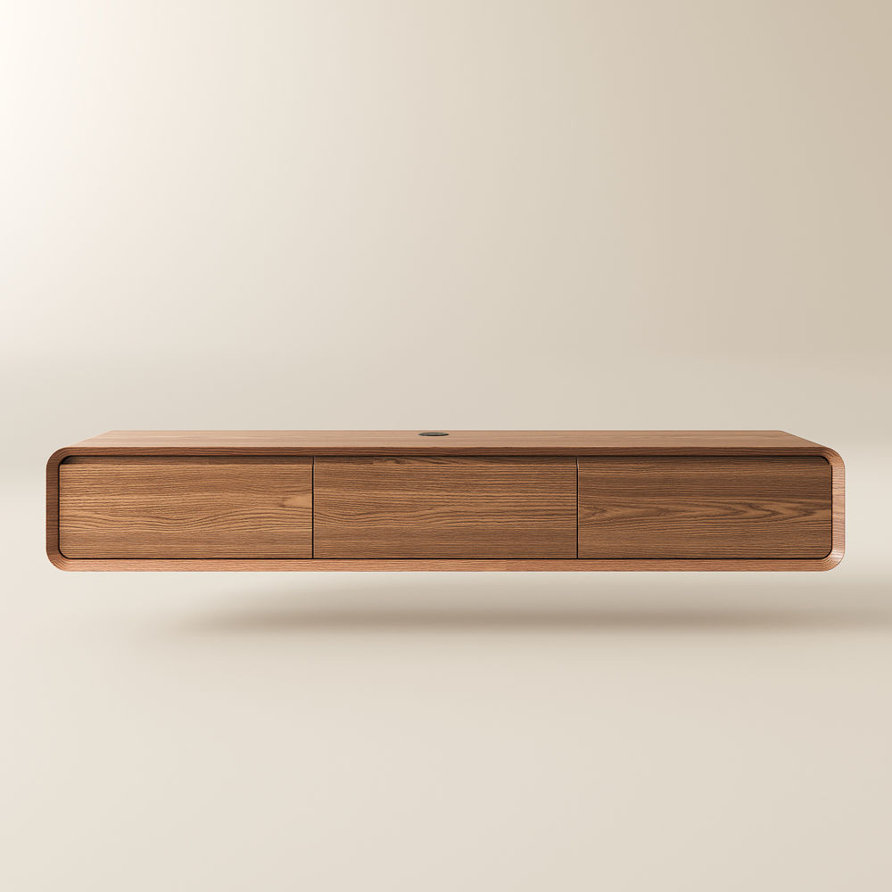 Modern Dark Wood MDF TV Stands