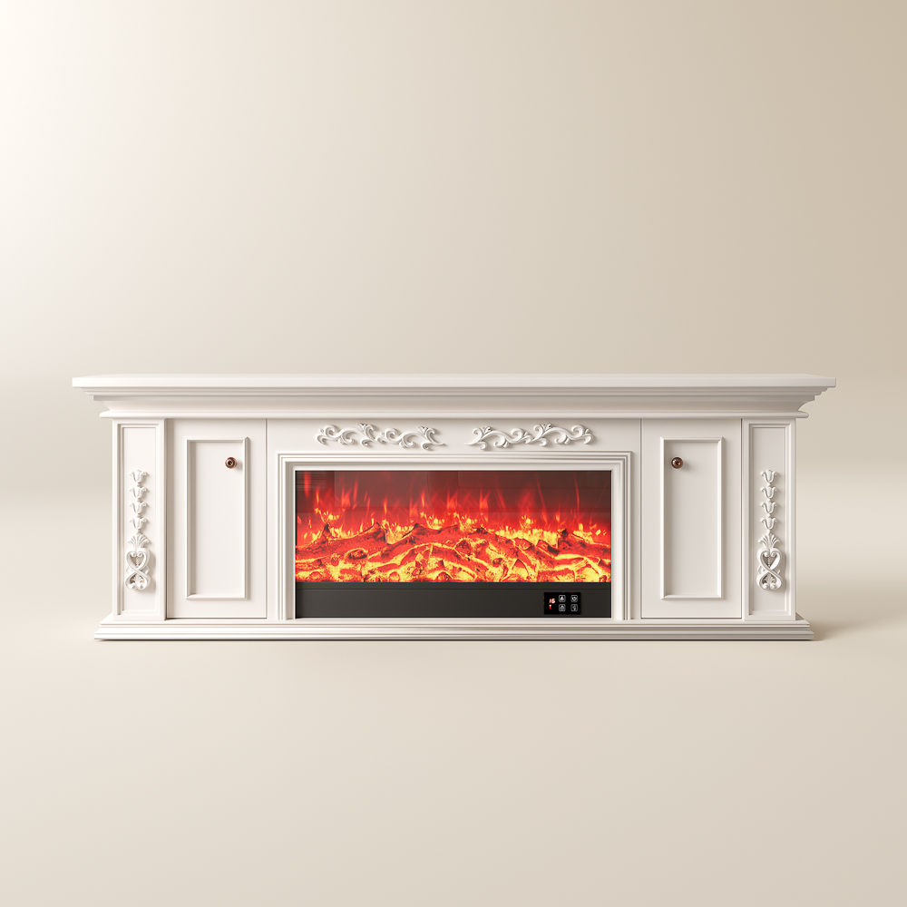 Modern Minimalist Beige MDF TV Stands
