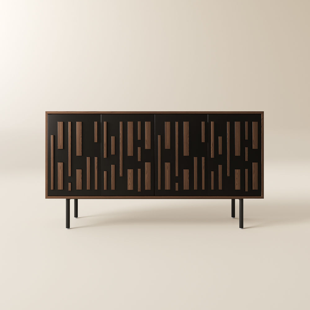 Mid Century Modern Smoky MDF TV Stands