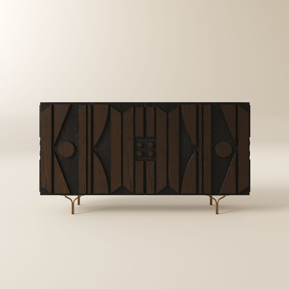 Tall Smoky MDF TV Stands