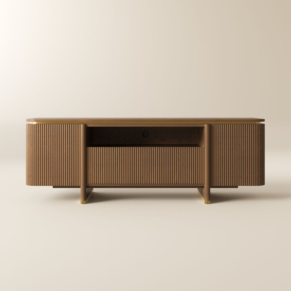 Silva Walnut Color Plywood TV Stands