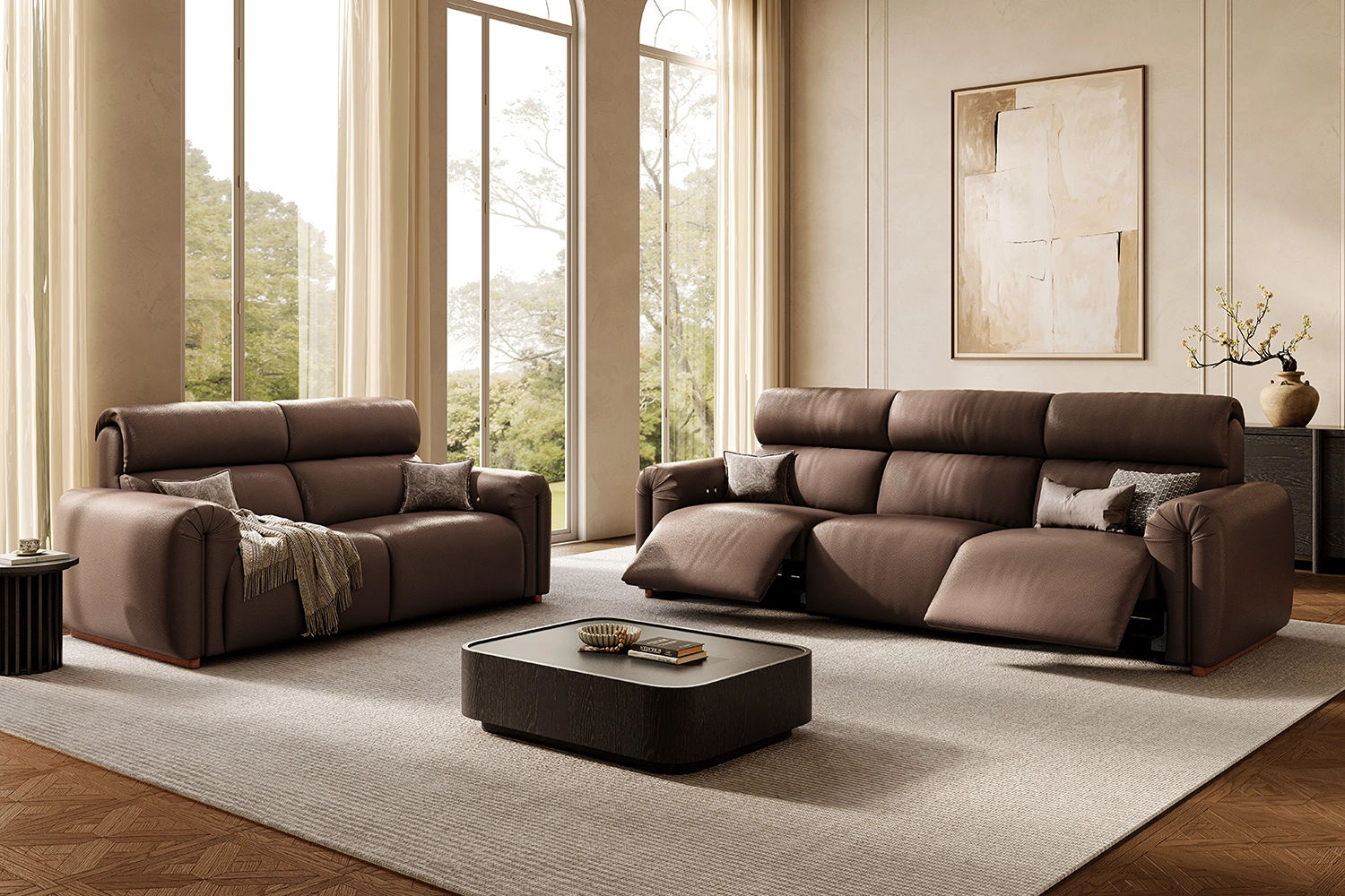 High Back Sofas for Supportive Comfort
