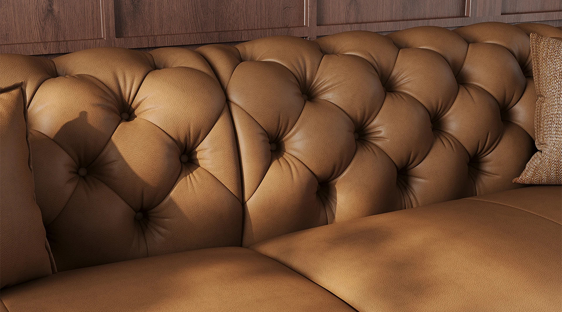 Power sofas using top grain leather, combining elegance and funtions