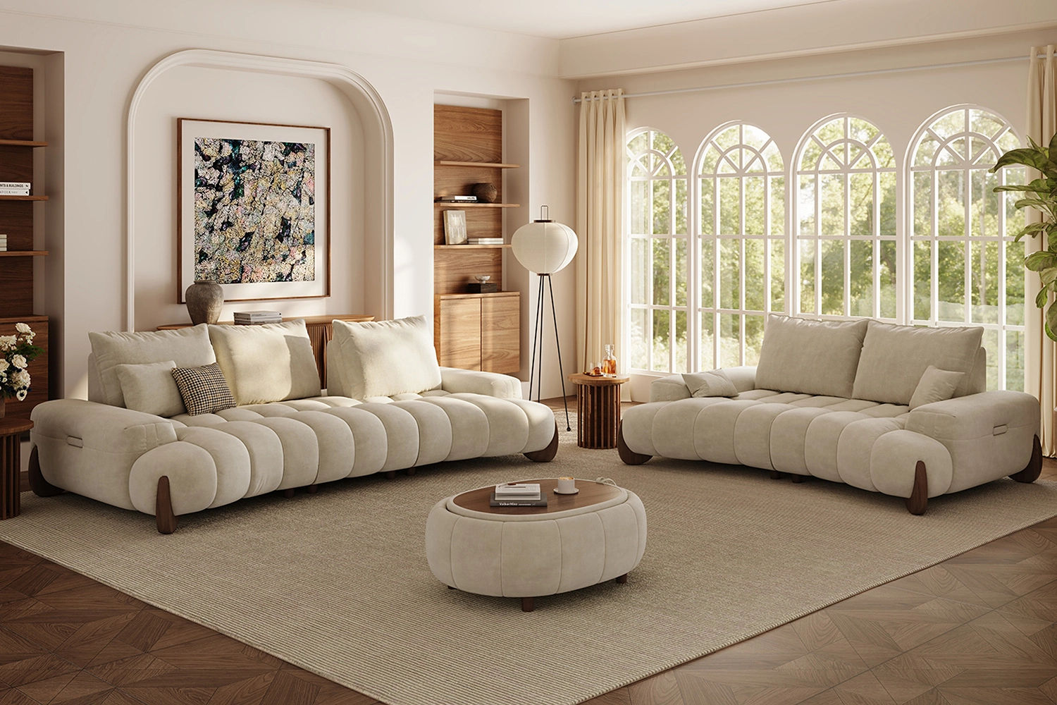 Low Profile Sofas for Open, Modern Living