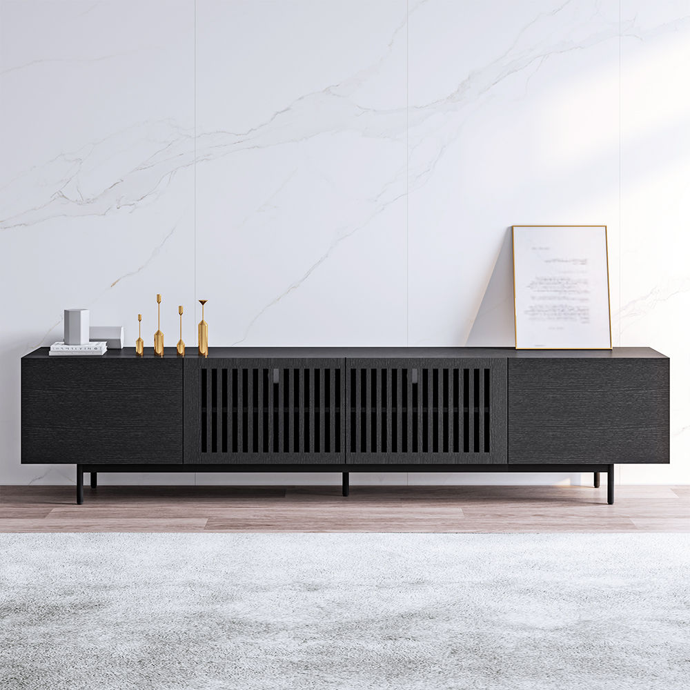 Black MDF Living Room Set