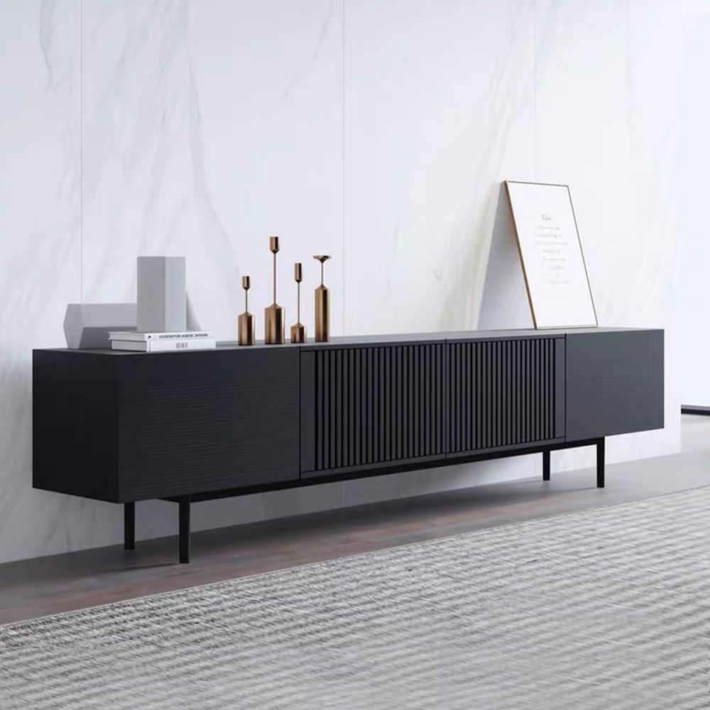 Black MDF Living Room Set