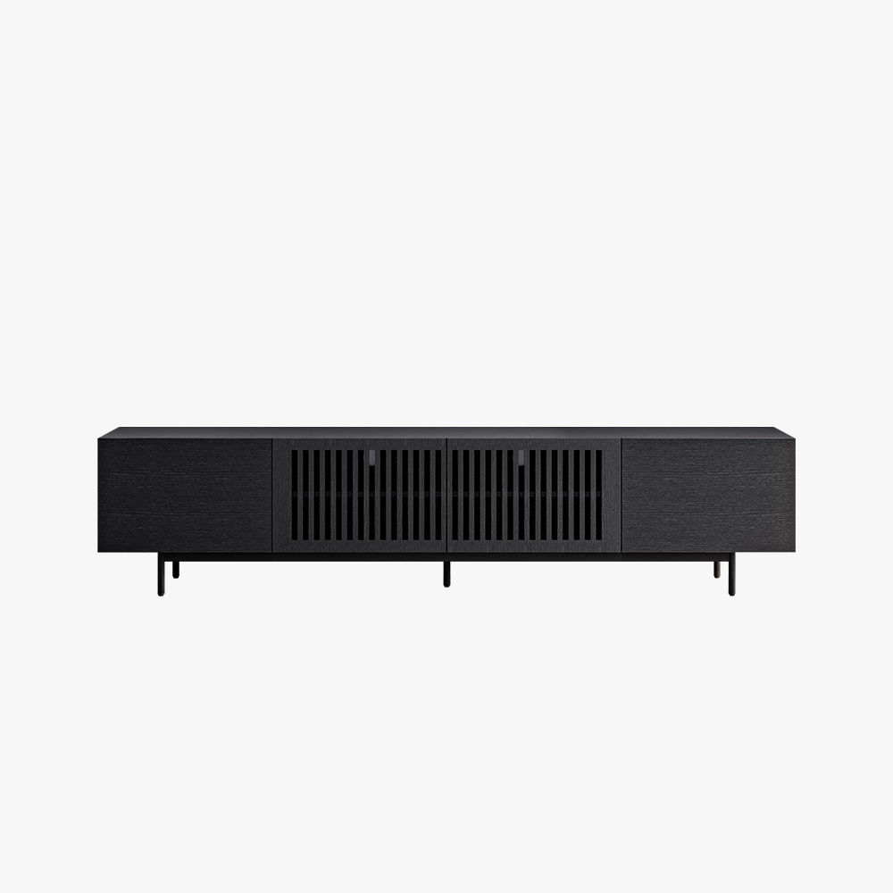 Black MDF Living Room Set