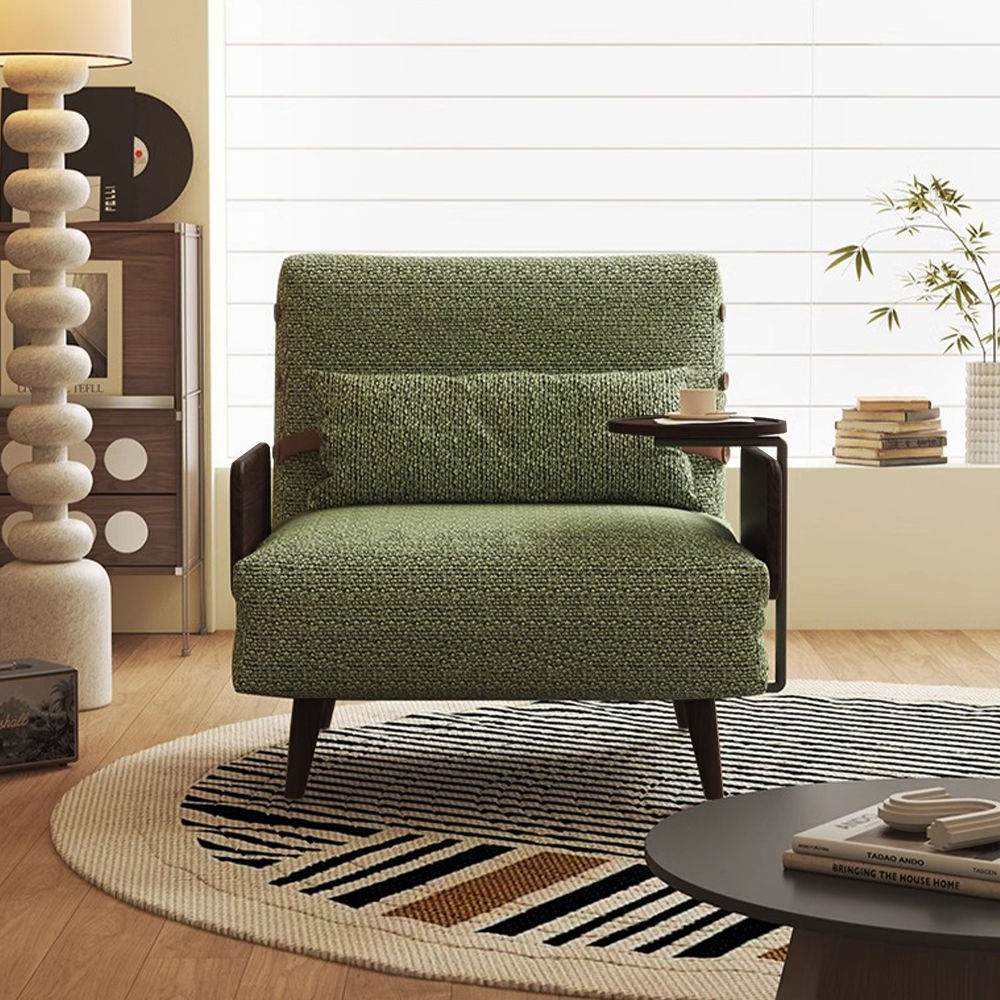 Cotton Doll Green Cotton & Linen Accent Chairs