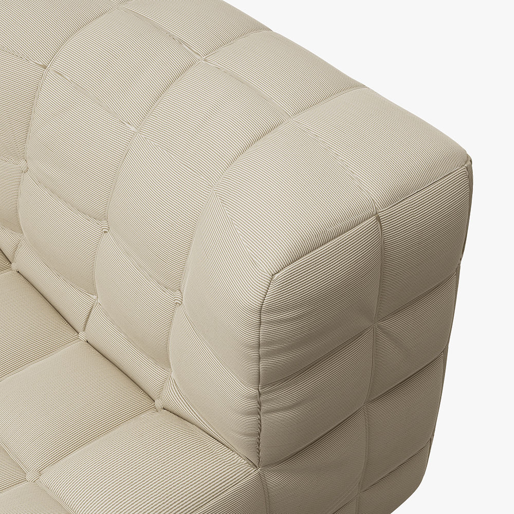 Fully Assemble Beige Corduroy Accent Chairs